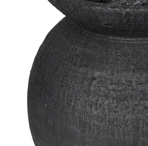 Jet Terracotta Vase