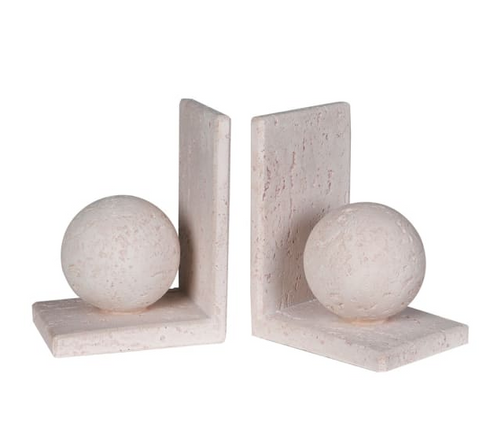 Sphere Concrete Effect Book Ends