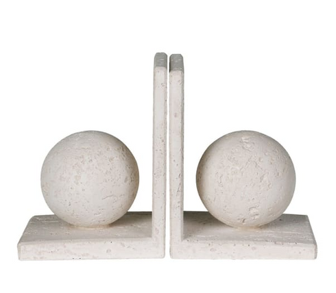 Sphere Concrete Effect Book Ends