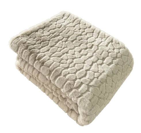 Leo Taupe Throw
