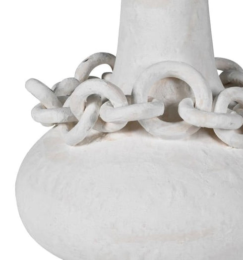 Ivory Chain Neck Vase