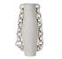 Ivory Slimline Chain Neck Vase