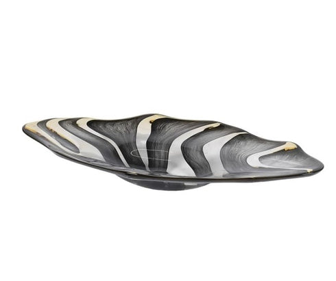 Marbled Sun Glass Bowl Dish