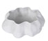 White Wave 3D Printed Bowl