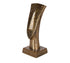 Gold Sombre Face Sculpture