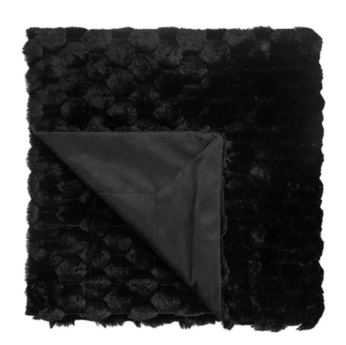 Kila Black Throw