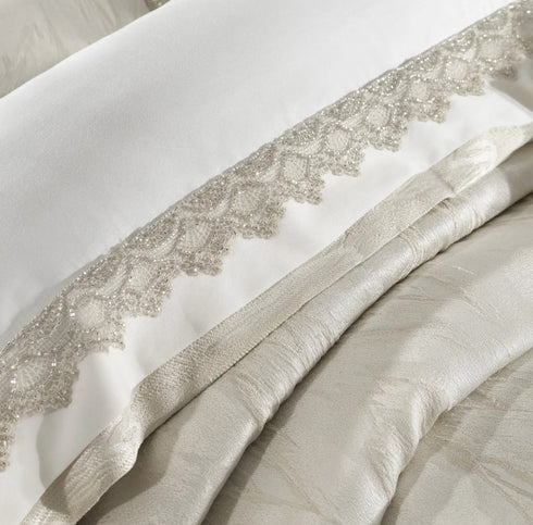 PRE ORDER Dolly Cream Bedspread 4 Piece Set