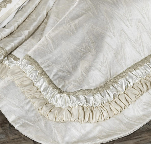 PRE ORDER Dolly Cream Bedspread 4 Piece Set