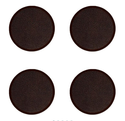 Sophie Patterson Anthracite Coasters - Set of 4