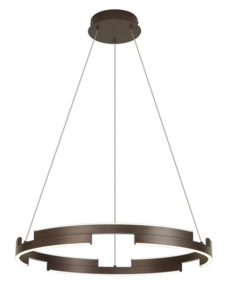 Alic Brown Sphere Ceiling Light