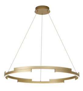 Alic Gold Sphere Ceiling Light