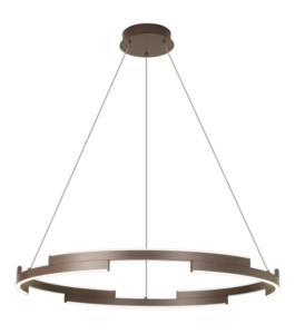 Alic Brown Sphere Ceiling Light