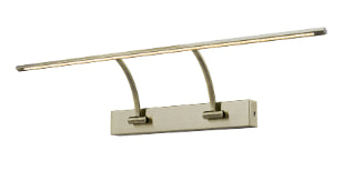 Oxton Antique Brass 1 & 2 Arm Picture Wall Lamps