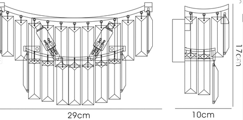 Giovanna 2 Tier Wall Lamp