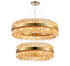 Kade Brass Band 2 Tier Chandelier