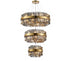 Kade Brass Band 3 Tier Chandelier