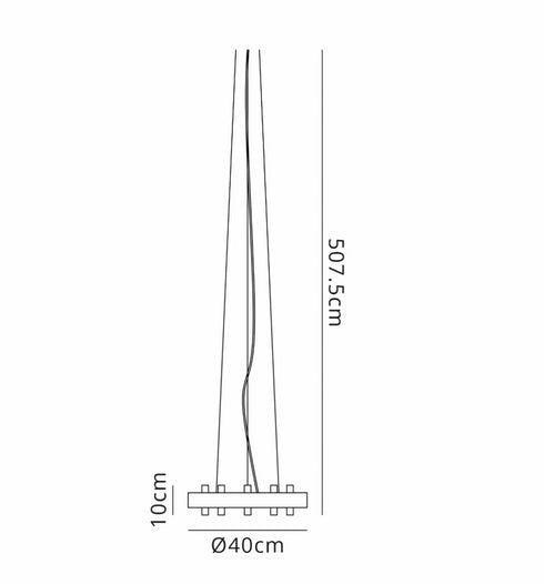 Kade Brass Band 4 Tier Chandelier