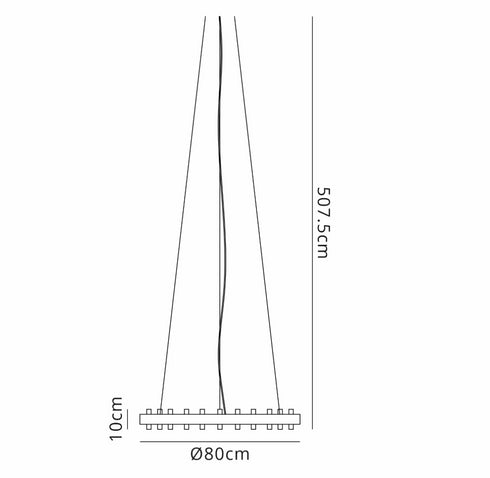 Kade Brass Band 4 Tier Chandelier