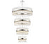 Kade Nickel Band 4 Tier Chandelier
