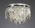 Maddie Chrome & Crystal Chandelier Flush Ceiling Light