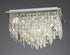 Maddie Chrome & Crystal Chandelier Flush Ceiling Light