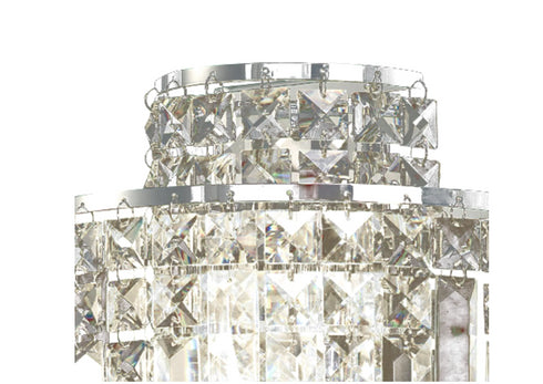 Maddie Chrome & Crystal Wall Lamp 2 Light