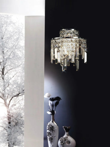 Maddie Chrome & Crystal Wall Lamp 2 Light