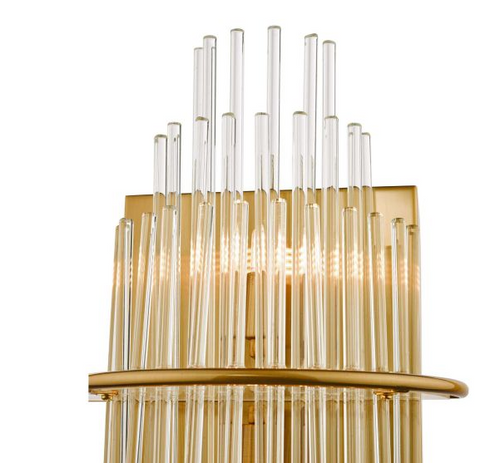 Lukas Antique Gold Wall Light