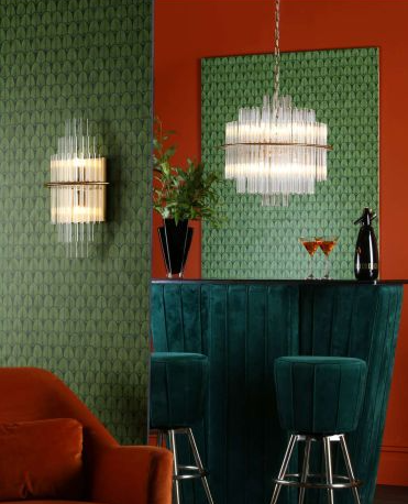 Lukas Antique Gold Wall Light