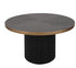 Floren Round 4-5 Seater Dining Table - Oak Black