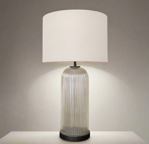 Zara Tall Glass Table Lamp