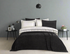 Thea Black Duvet Set