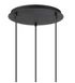Casper Round Pendant Gunmetal With Satin Black/Smoke Fade Glass Shades