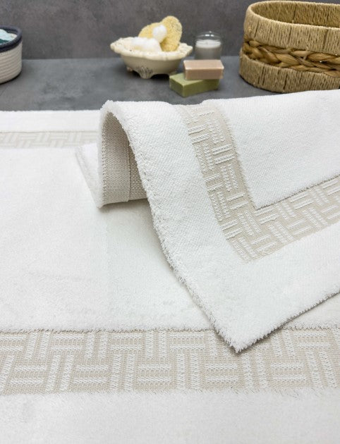 PRE ORDER Oonagh Cream Bath Mat Set