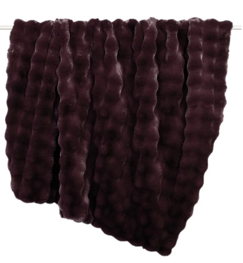 Raffie Aubergine Throw