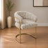 PRE-ORDER Hannah Beige & Gold Dining Chair