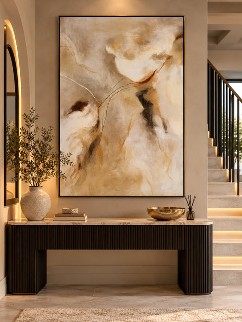 Sepia Textured Canvas