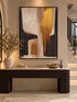 Golden Foil Textured Canvas
