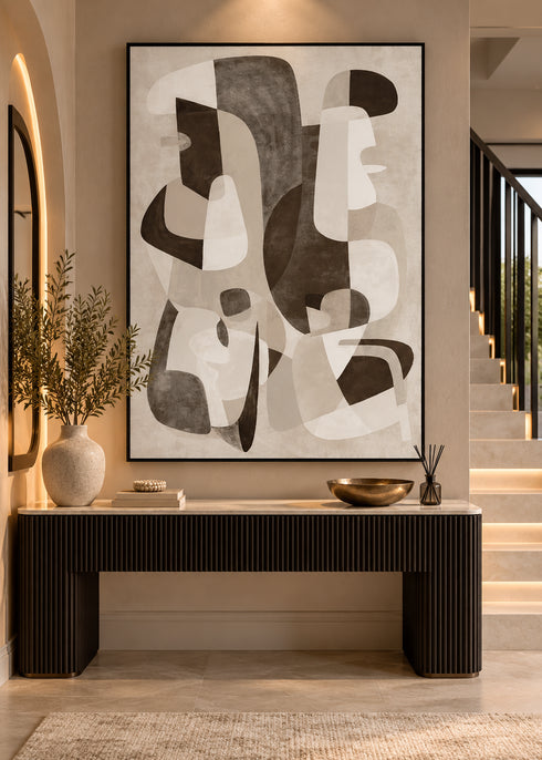 Monochrome Textured Canvas