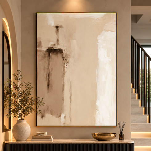 Neutral Textured Canvas