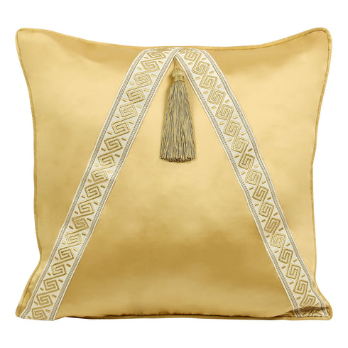 Reeva Gold Silk Cushion