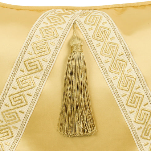 Reeva Gold Silk Cushion