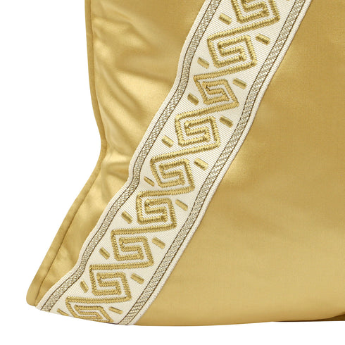 Reeva Gold Silk Cushion