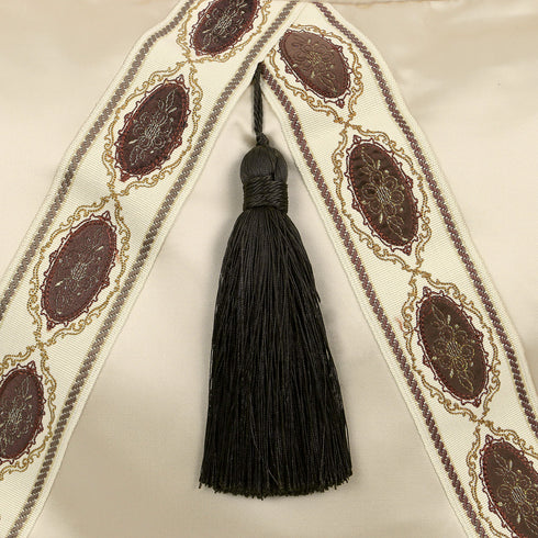 Nova Latte Silk Cushion