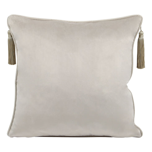 Willow Latte Velvet Cushion