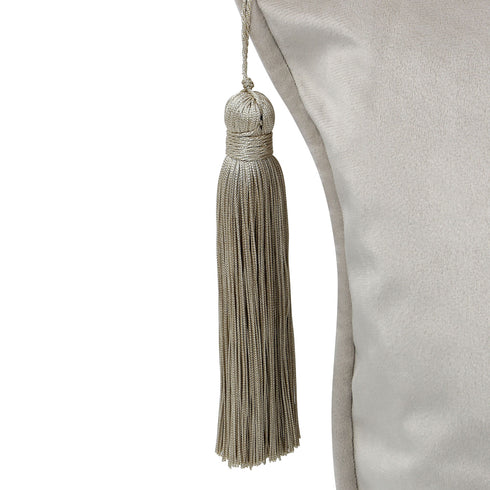 Willow Latte Velvet Cushion