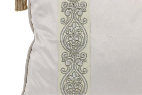 Willow Latte Velvet Cushion