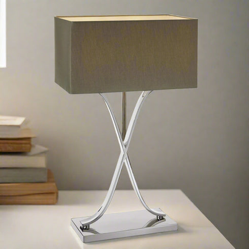 Miles Nickel Table Lamp