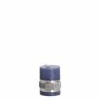 Navy Pillar Candle