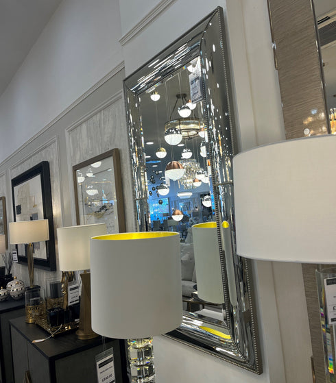 Beaded Wall Mirror
